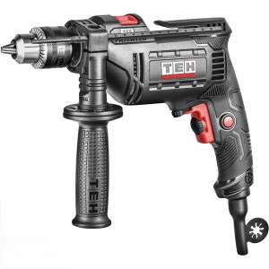دریل ۱۳ میلی‌متری TEH مدل TD1311A | دریل برقی چکشی قدرتمند و بادوام