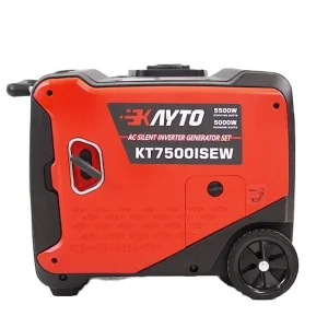 موتور برق سایلنت Kayto مدل KT7500ISEW | ژنراتور اینورتری ۵.۵ کیلووات فوق‌کم‌صدا برای خانه، ویلا و تجهیزات حساس