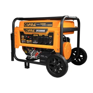 موتور برق ۱۱ کیلووات سه‌گانه‌سوز اسپینا Spina مدل SP25000E – مجهز به ATS و استارت برقی