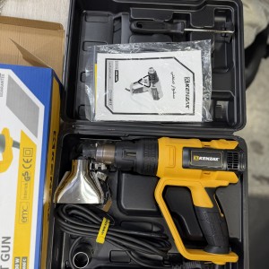 سشوار صنعتی کنزاکس KHG-1200 | هیتر حرارتی ۲۰۰۰ وات با کنترل دما و باد حرفه‌ای