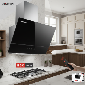 هود مورب پودنیس (Podenis) مدل H 383 – سایز ۹۰ سانتی‌متر با موتور قدرتمند ۷۵۰ مترمکعب