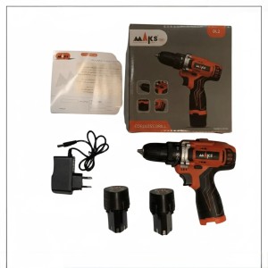 دریل شارژی ۱۲ ولت مکس (MAKS) مدل DL2B+ | پک کامل به همراه دو باتری و شارژر