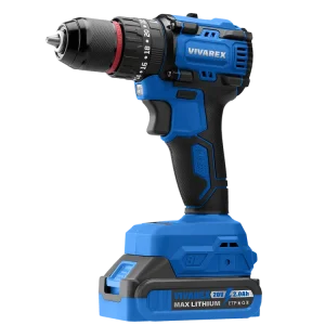 دریل شارژی براشلس ویوارکس 20 ولت | دو باتری قدرتمند مدل VR2010V-IBL