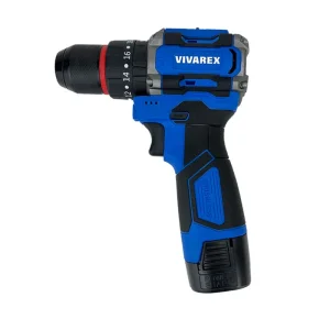 دریل شارژی براشلس ویوارکس 16.8 ولت دو باتری مدل VR1610V-2IBL | سبک و حرفه‌ای