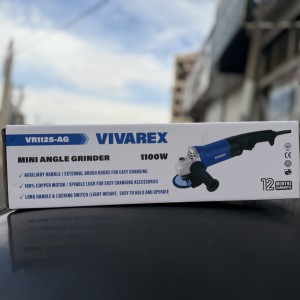 مینی فرز ۱۱۰۰ وات دیمردار ویوارکس مدل VR1125-AC، آرمیچر تمام مس، ۱۲۵ میلی‌متر، آهنگری و فلزکاری