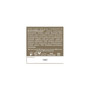 پودر فیکس نچرال آندر ای  زیر چشم