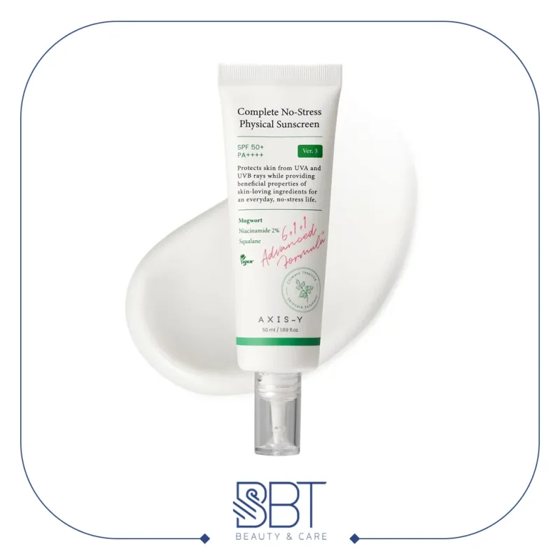 ضدآفتاب فیزیکی(مینرال)ضدلک و ضدآکنه اکسیس وای