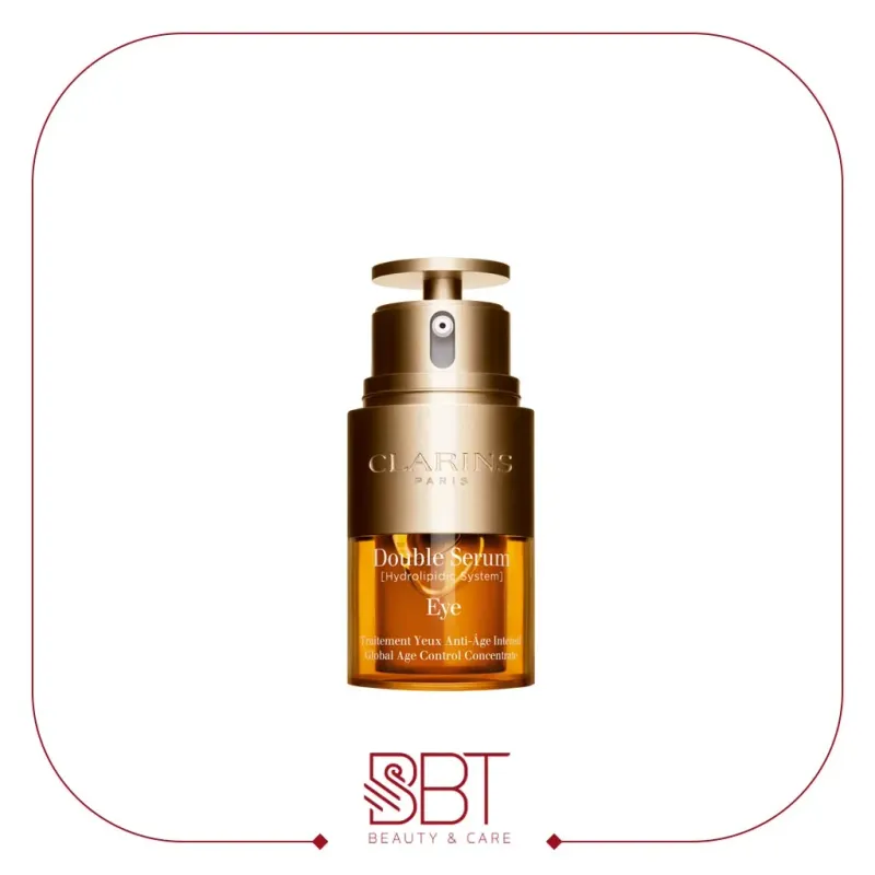 سرم دور چشم کلارنس اصل|جوانساز و ضدپف Clarins Double Serum