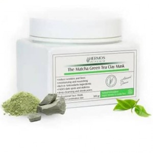 خرید ماسک خاک رس چای سبز و ماچا هرموس حجم 150 گرم