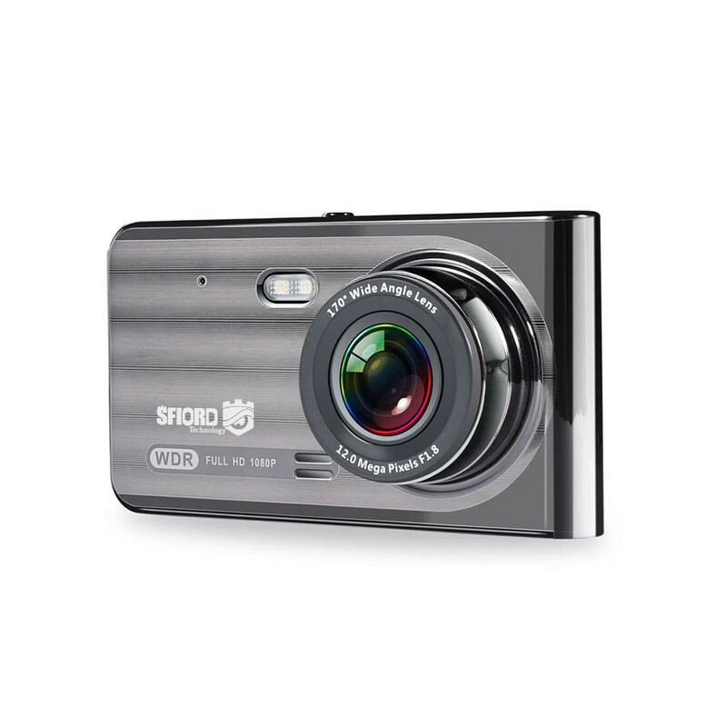 دوربین ثبت وقایع خودرو اسفیورد مدل D300 به همراه دوربین عقب