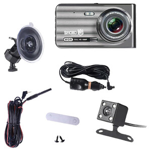 دوربین ثبت وقایع خودرو اسفیورد مدل D300 به همراه دوربین عقب