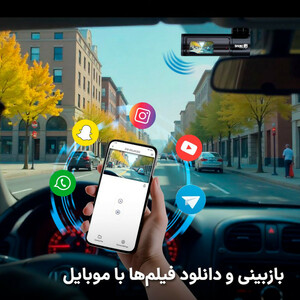 دوربین ثبت وقایع خودرو اسفیورد مدل D450