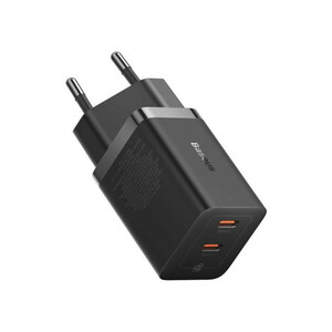 شارژر دیواری 2 پورت 40 وات بیسوس مدل GaN 5 Pro
