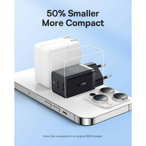 شارژر دیواری 2 پورت 40 وات بیسوس مدل GaN 5 Pro