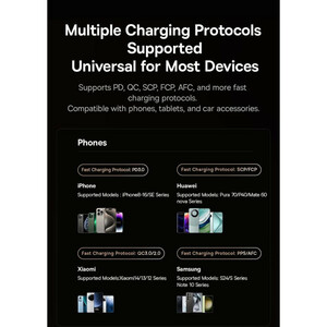 شارژر فندکی 30 وات دو پورت بیسوس مدل Tiny Star VCHXX-UC