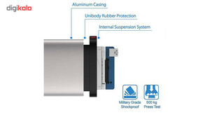 هارد اکسترنال سیلیکون پاور مدل Armor A85 دارای رابط USB Type-A 3.2