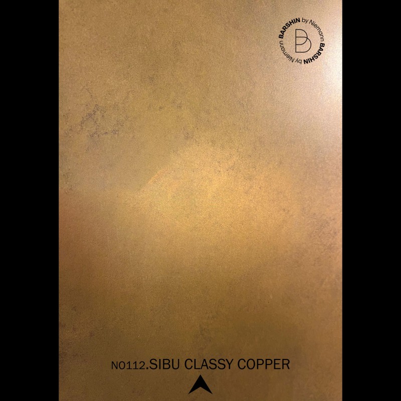ورق ام دی اف (MDF) -SIBU-CLASSY-COPPER19752پنل لوکس دکوراتیو سیبو مسی متالیک