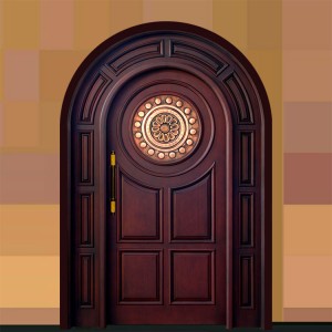 درب چوبی لابی کلاسیک کد 101