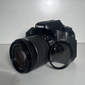 دوربین دست دوم عکاسی کانن Canon EOS 760D Kit 18-55mm f/3.5-5.6 IS STM (19646 شات)