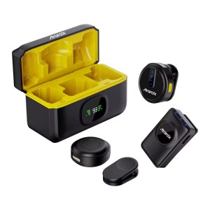 میکروفون یقه ای بی سیم Hollyland LARK M2 DUO 2 Person Wireless Combo Microphone