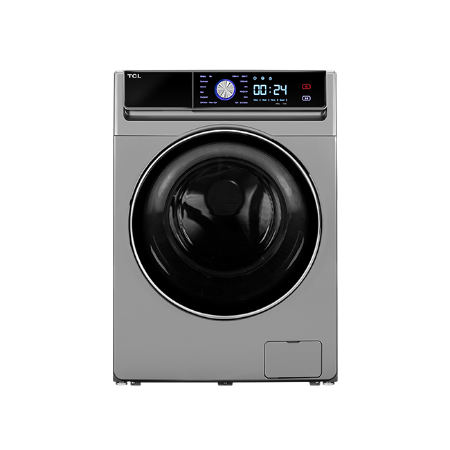 ماشین لباسشویی تی سی ال مدل K94-ASI ظرفیت 9 کیلوگرم نقره ای