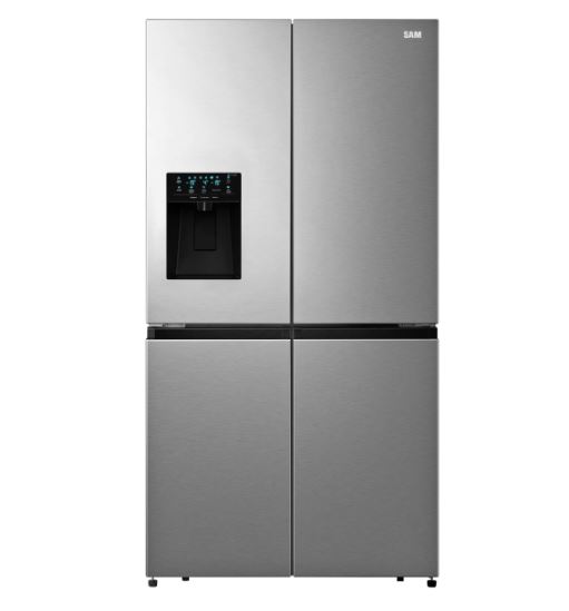 یخچال فریزر سام سایدبای ساید مدل ROMANO/S-نقره ای