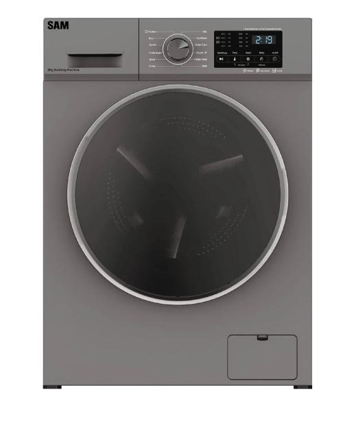 ماشین لباسشویی سام مدل UN-Q1435/IN-اینوکس