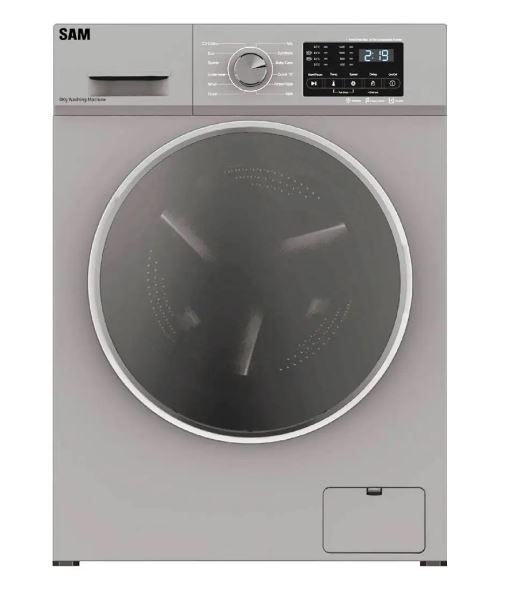 ماشین لباسشویی سام مدل UN-Q1435/S-اینوکس