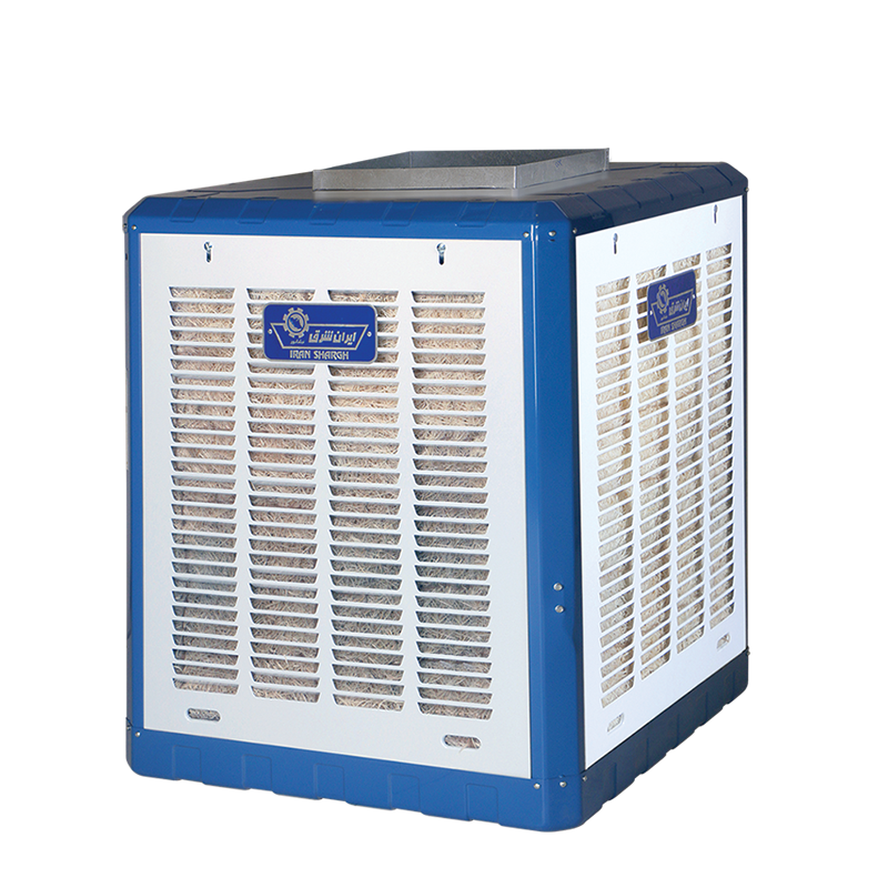 کولر آبی ایران شرق مدل  4000 پوشالی دریچه از بالا