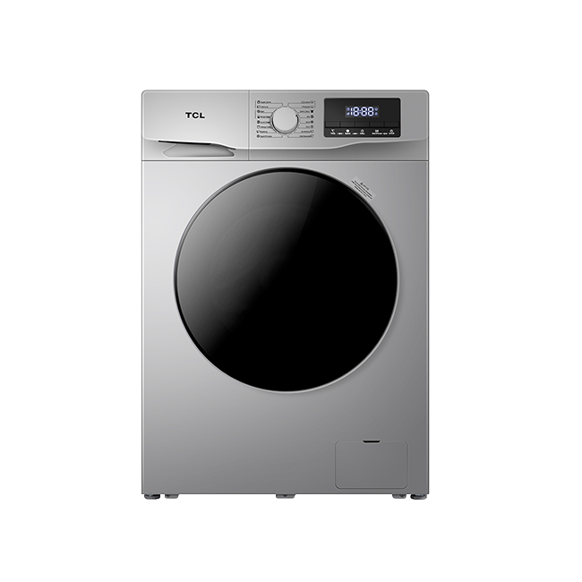 ماشین لباسشویی تی سی ال مدل G82-AS ظرفیت 8 کیلوگرم نقره ای