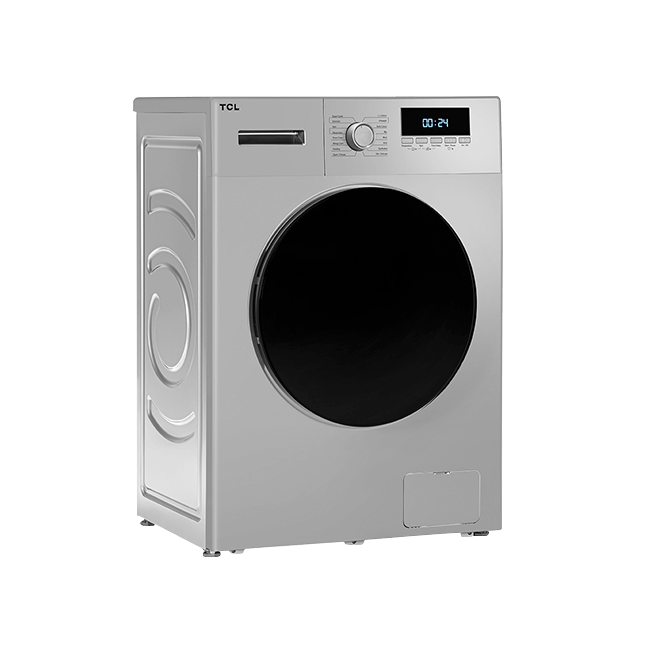 ماشین لباسشویی تی سی ال مدل E72-AS ظرفیت 7 کیلوگرم نقره ای