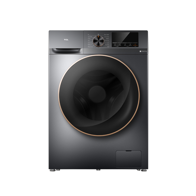 ماشین لباسشویی تی سی ال مدل P2110 ظرفیت 10.5 کیلوگرم رنگ تیتانیوم