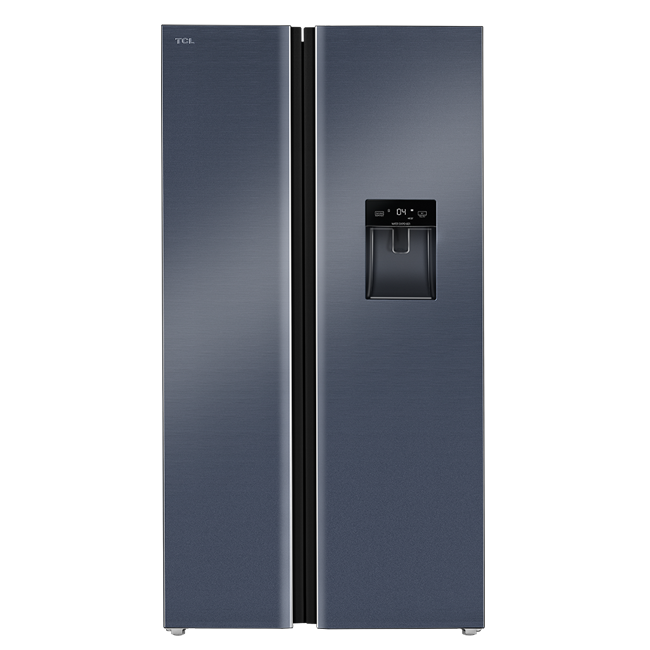 یخچال و فریزر ساید بای ساید تی سی ال مدل S660 AGD تیتانیوم