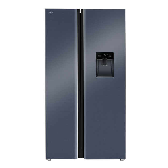 یخچال و فریزر ساید بای ساید تی سی ال مدل S545 AGD تیتانیوم