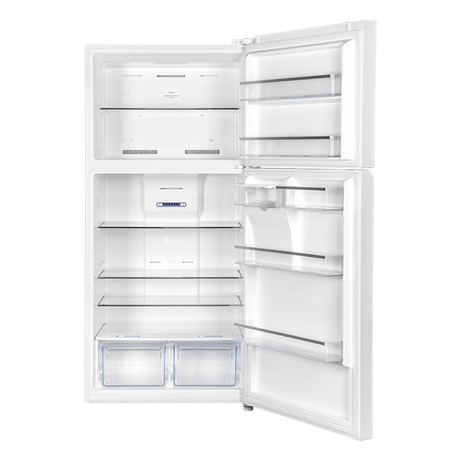 یخچال بالا فریزر ایکس ویژن مدل TT579 رنک سفید