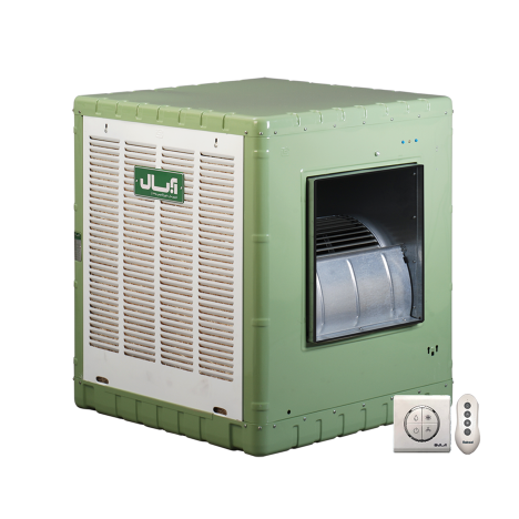 کولر آبی پشت بامی (مجهز به کلید الکترونیک و ریموت) مدل AC55R
