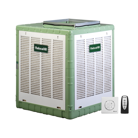 کولر آبی آبسال خروجی از بالا (مجهز به کلید الکترونیک و ریموت) مدل AC58R