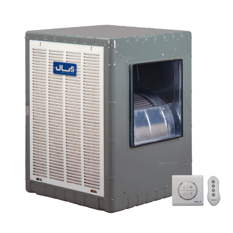 کولر آبی آبسال پشت بامی با موتور راندمان بالا IE4 (مجهز به کلید الکترونیک و ریموت) مدل AC70SR