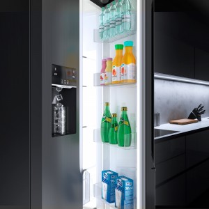 ساید بای ساید آبریز و یخساز اتومات جی پلاس مدلGSS-P7636