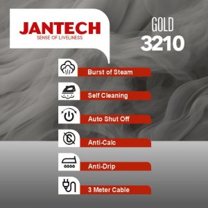 اتو بخار پروگلاید جانتک مدل GOLD 3210