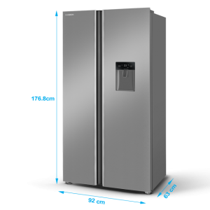 یخچال و فریزر ساید بای ساید ایکس ویژن مدل TS550
