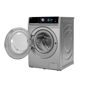 ماشین لباسشویی تی سی ال مدل K104-ASI ظرفیت 10 کیلوگرم نقره ای