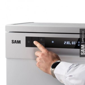 ظرفشویی سام مدل  DW-186 STI/N-نقره ای