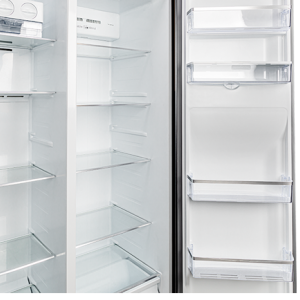 یخچال و فریزر ساید بای ساید تی سی ال مدل S545 AGD تیتانیوم