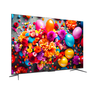 تلویزیون QLED UHD 4K هوشمند google TV تی سی ال مدل C645 سایز 75 اینچ