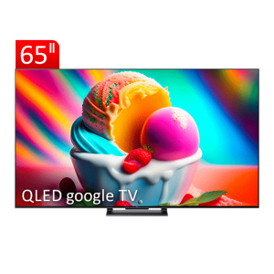 تلویزیون QLED UHD 4K هوشمند google TV تی سی ال مدل C745 سایز 65 اینچ