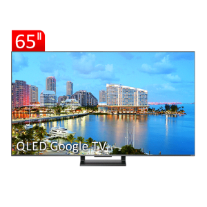 تلویزیون QLED UHD 4K هوشمند google TV تی سی ال مدل C735 سایز 65 اینچ