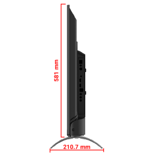 تلویزیون FHD هوشمند ایکس‌ویژن سری 7 مدل XT745 سایز 43 اینچ