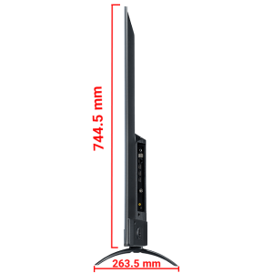 تلویزیون UHD 4K هوشمند ایکس‌ویژن سری 7 مدل XTU745 سایز 55 اینچ