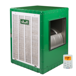 کولر آبی پشت بامی کم مصرف با موتور BLDC مدل AC/DC80